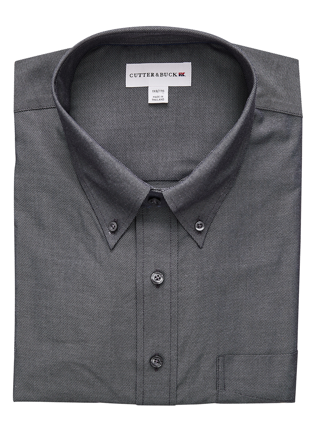 Black Oxford Long Sleeve Shirt - High and Mighty Menswear