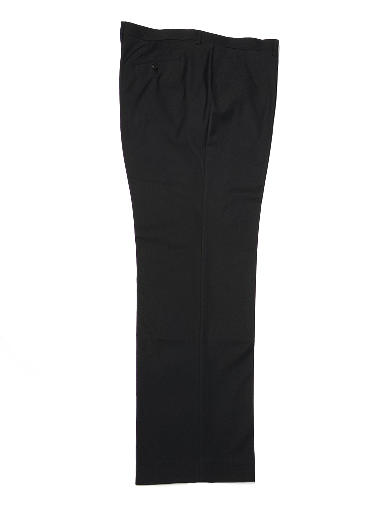 Black Washable Stretch Trouser Tall Fitting - High and Mighty Menswear